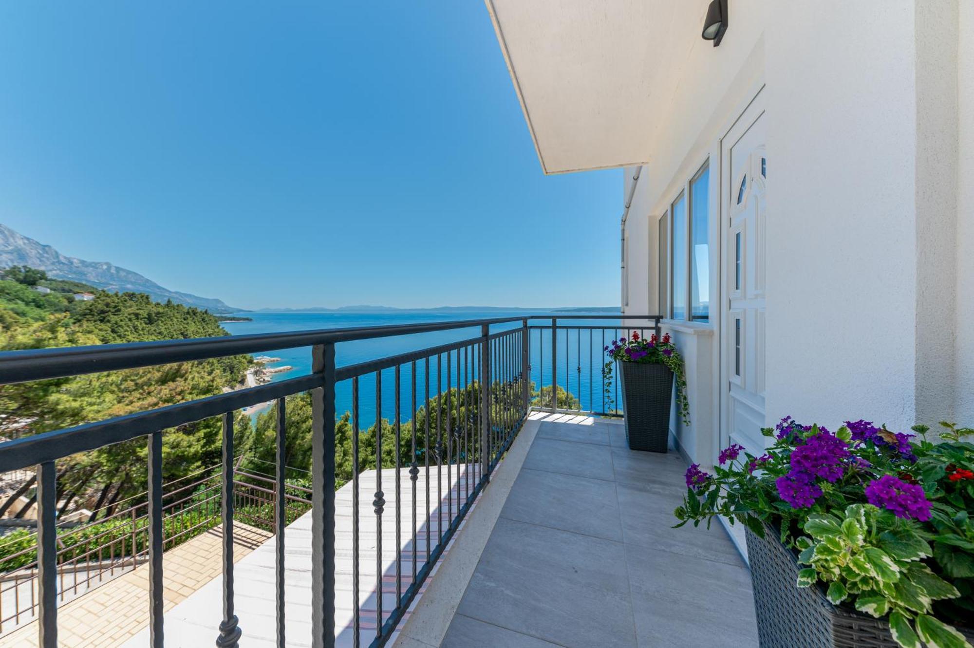 Seaview Apartments Nives 브렐라 객실 사진