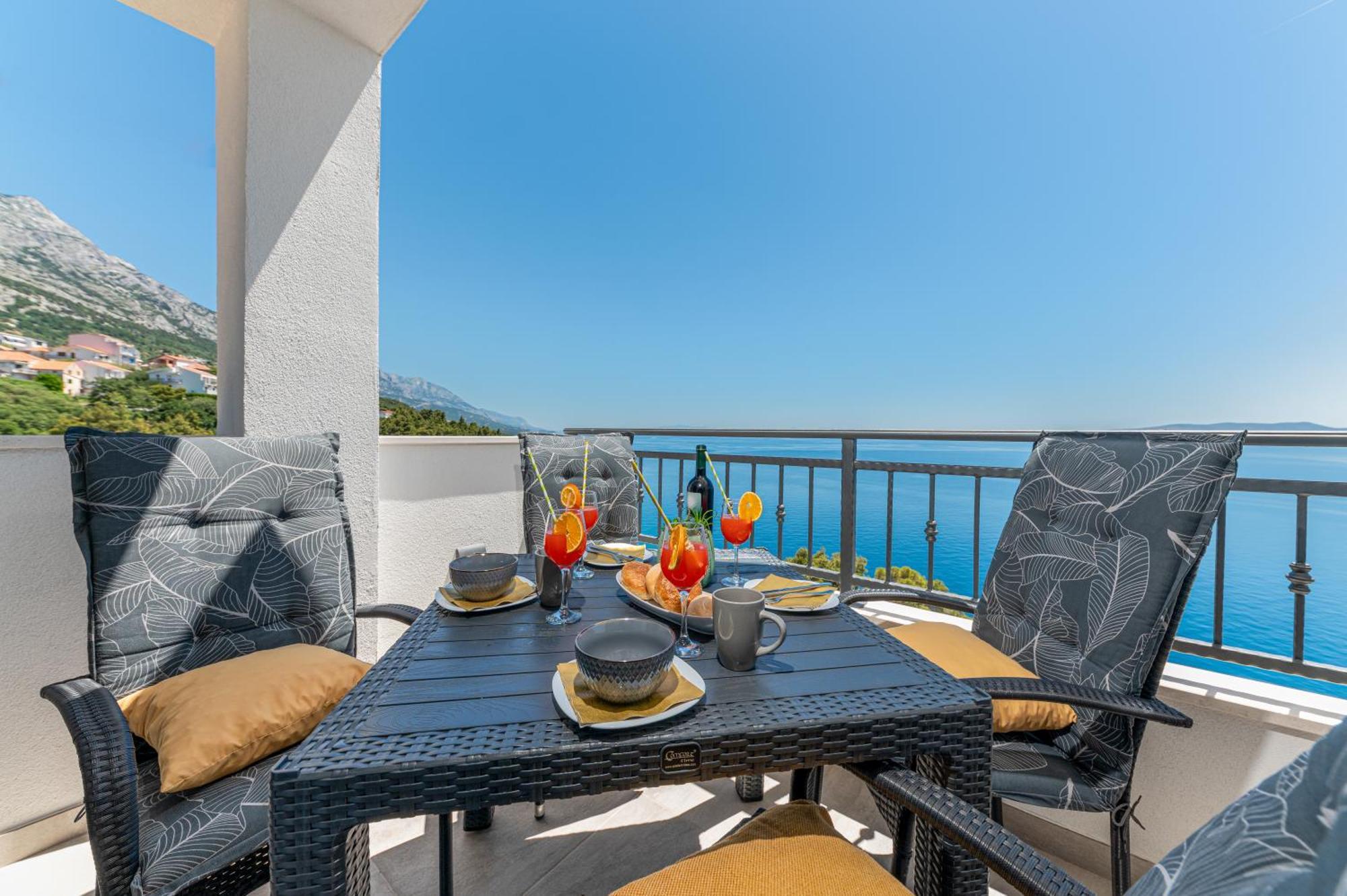 Seaview Apartments Nives 브렐라 객실 사진