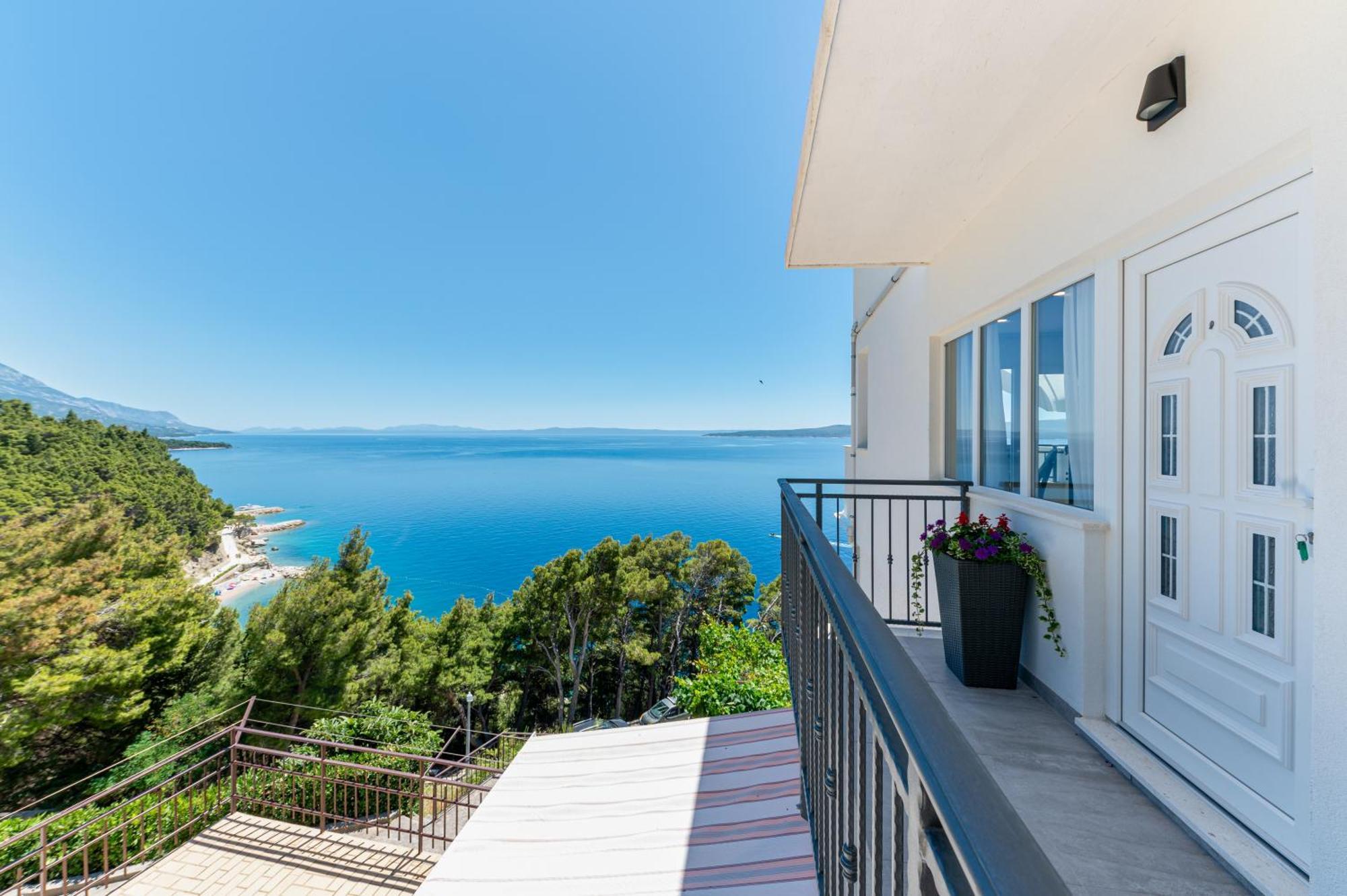 Seaview Apartments Nives 브렐라 객실 사진