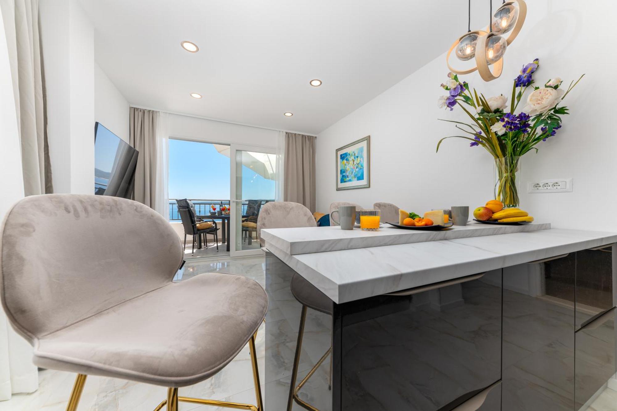 Seaview Apartments Nives 브렐라 객실 사진