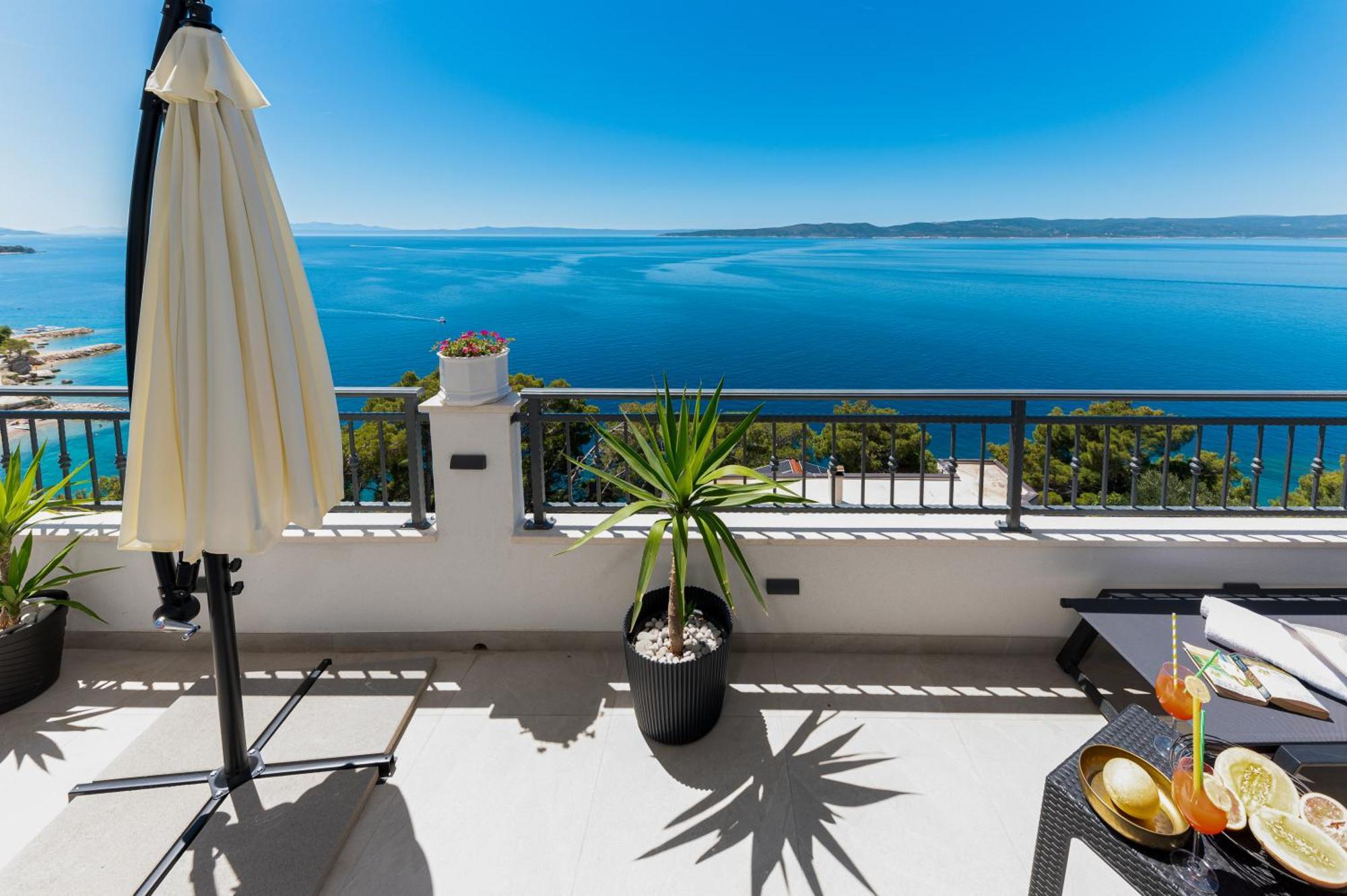 Seaview Apartments Nives 브렐라 객실 사진