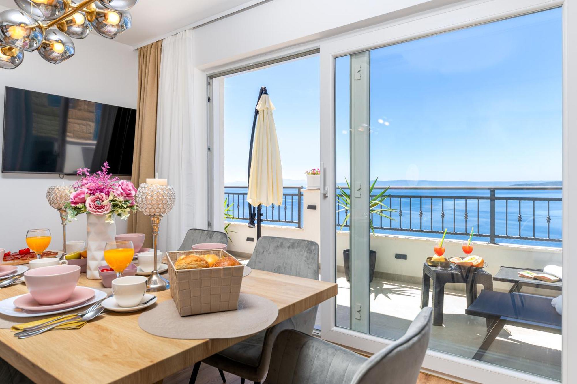 Seaview Apartments Nives 브렐라 객실 사진